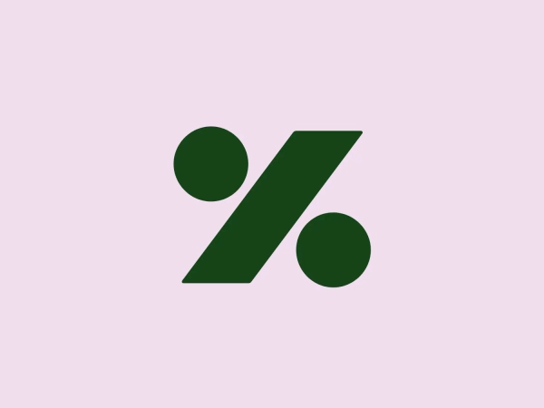 The logo for Taxfix is a simple and modern design that features a deep green forward slash or diagonal line flanked by two solid circles of the same color. The circles are symmetrically placed and perfectly aligned with the ends of the slash, creating a sense of balance and stability. The green hue exudes a professional yet vibrant energy, and the use of negative space accentuates the logo's clean and uncluttered aesthetic.