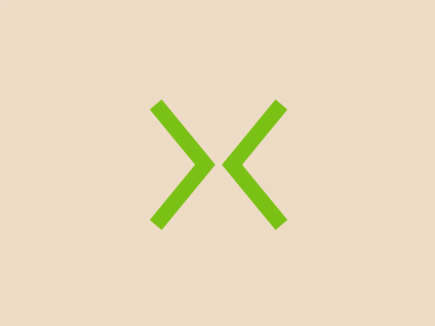 The Xref logo features two green crossed bands forming an abstract X-shape. The bands have a flat end and are of identical width, creating the impression of ribbons or strips laid over each other. The vibrant lime green color stands out against a white background, giving the logo a fresh and modern aesthetic. Its simplistic yet bold design, with no gradients or additional embellishments, reflects a contemporary and minimalistic approach. The logo does not contain any other elements or text, emphasizing its clean and straightforward nature.