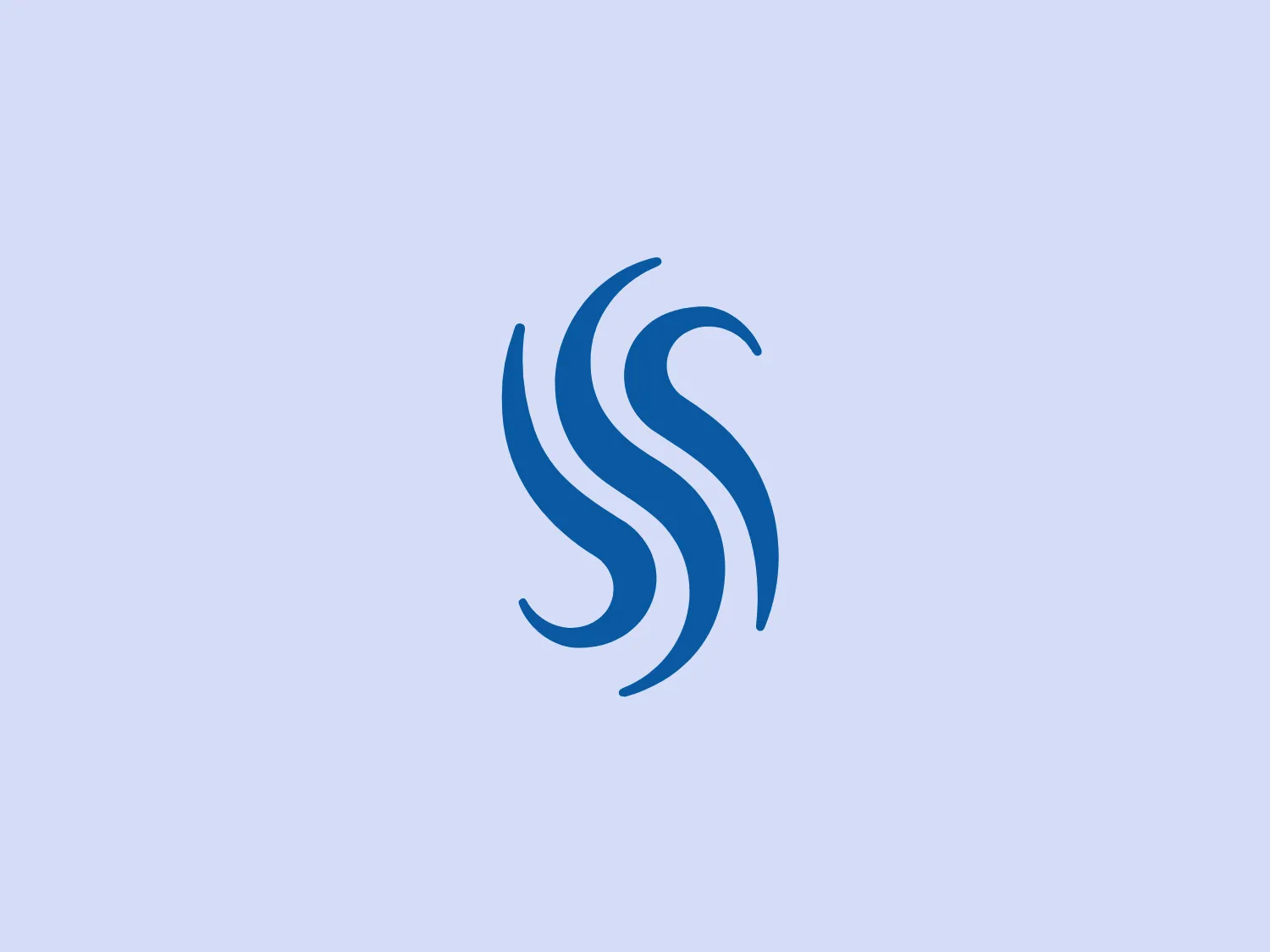 The Spherics logo features a stylized, dynamic design consisting of three swooping, curved lines that interconnect in a swirling pattern. The lines are bold and smooth, giving the impression of fluid motion or natural elements such as water or wind. The color of the lines is a vibrant shade of blue, which adds to the sense of freshness and energy the logo conveys. There are no additional embellishments, which makes the design clean, modern, and adaptable to various contexts. Overall, the logo has a sleek and professional feel, with a sense of agility and elegance.
