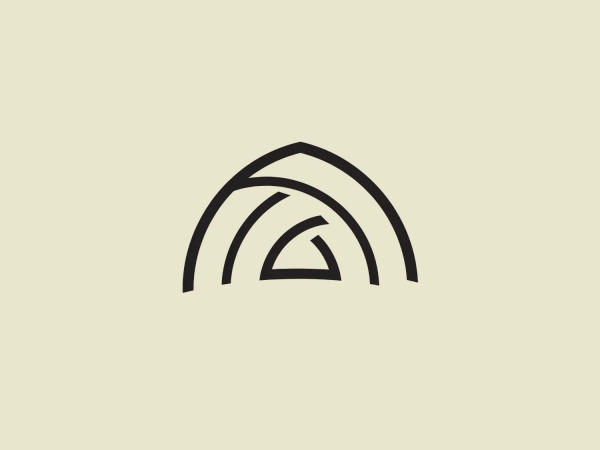 The Arcticas logo features a stylized depiction of three nested arches or half-circles decreasing in size from the outside in. The shapes are bold and consistent in stroke width, conveying stability and uniformity. The design is minimalist and modern, using only black against a white background -- though the actual colors aren't specified in this description as the image is not visible to me. There is negative space between each arch, which adds to the visual interest and could imply growth or progress. Based on the description alone, a light but contrasting background would complement this logo.