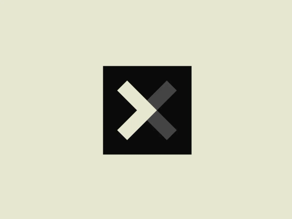 The XPRIZE Foundation logo features a bold 'X' symbol comprised of two overlapping bars with a three-dimensional effect. The primary colors are black and different shades of grey, creating a distinct contrast and visual depth. The bars appear to be shaped with right angles and have varying shades, suggesting light reflecting on a metallic surface. The logo is set against a solid, flat background, and its design exhibits a minimalist aesthetic while conveying a sense of sophistication and modernism.