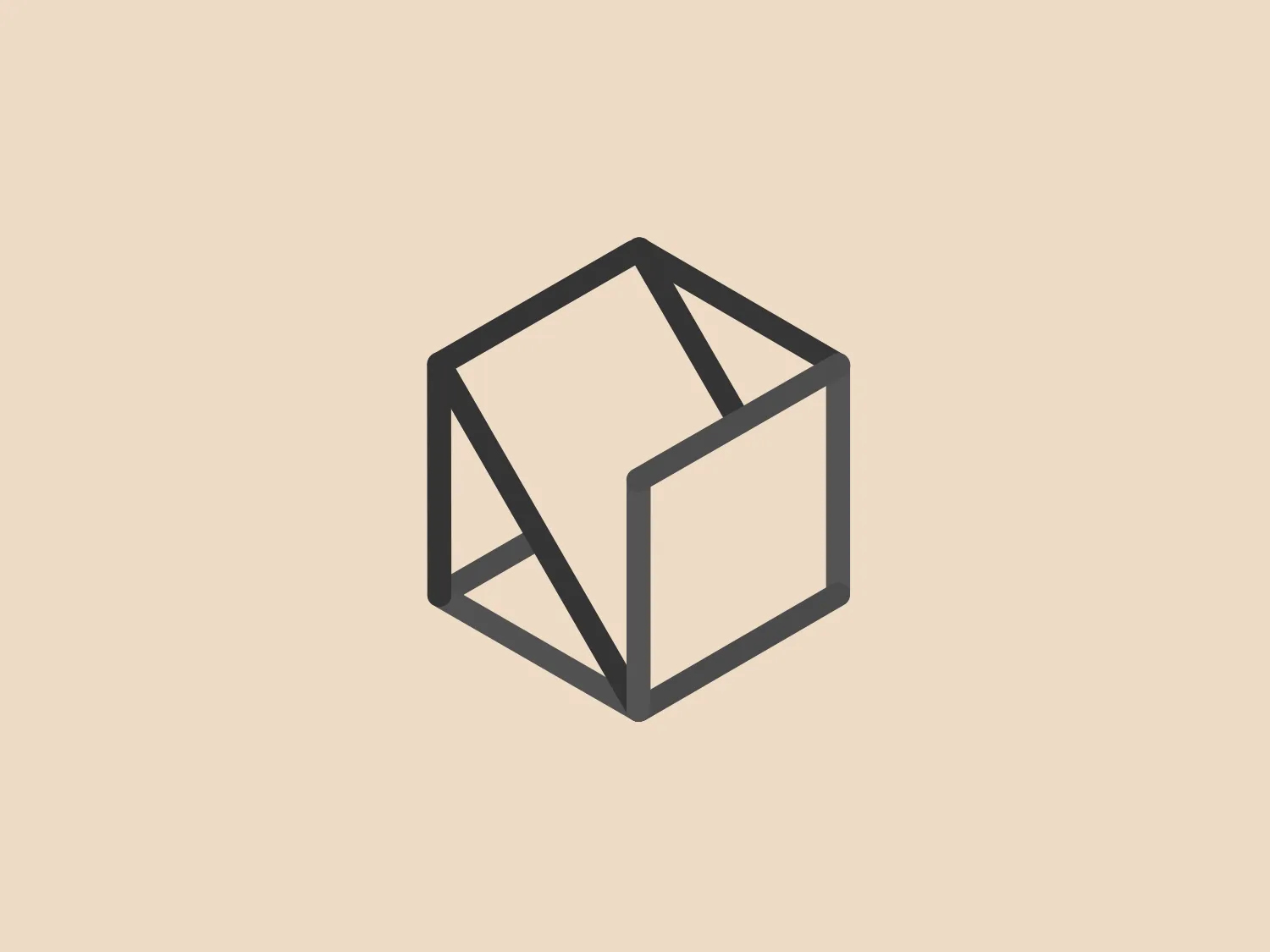 The La Nova Tile logo displays a stylized three-dimensional cube with a modern, minimalistic design. Composed of thin, multicolored outlines, the cube gives the appearance of a transparent structure. Featuring a multitude of colors including purple, blue, green, orange, and pink, it creates a playful and dynamic feel, suggesting depth and perspective. The overall aesthetic is light, contemporary, and suitable for a variety of businesses looking to convey innovation and approachability.