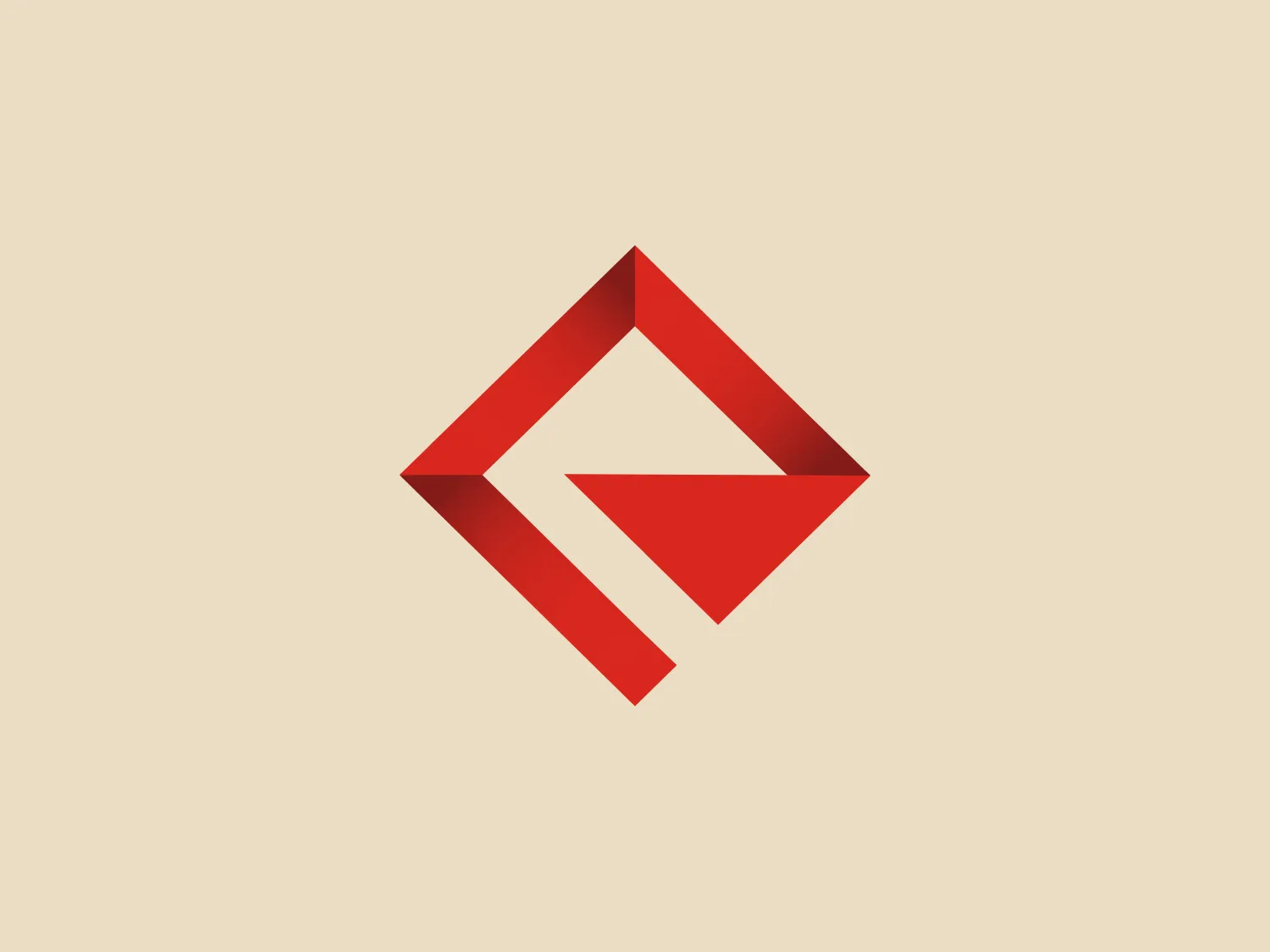 The Equinox Resources logo features a stylized, geometric design consisting of two overlapping shapes that could be construed as arrows or chevrons pointing to the right and upwards. The primary shape is a deeper red, while the overlapping shape is lighter and slightly transparent, suggesting movement or depth. The overall aesthetic is modern and sleek, with angular lines conveying a sense of dynamism and forward motion. The use of red tones implies energy, passion, and action.