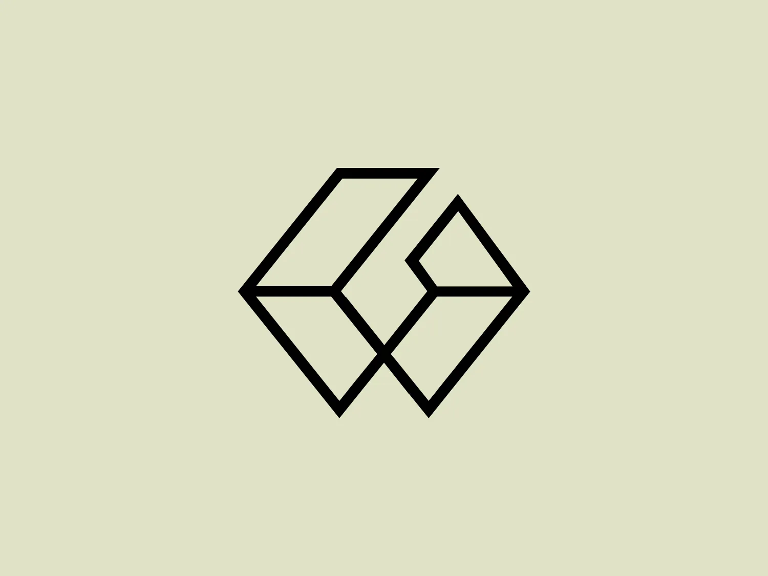 The Grayscale logo features a bold geometric design with two interlocking shapes resembling hexagons. The design creates an illusion of three-dimensionality, with one shape appearing to recede in space. The monochromatic image is presented in a stark black color against a simple white background, conveying a sense of precision and innovation. The modern and minimalist design is characterized by its simplicity and boldness, requiring a background that does not distract from its sharp lines and contrast.