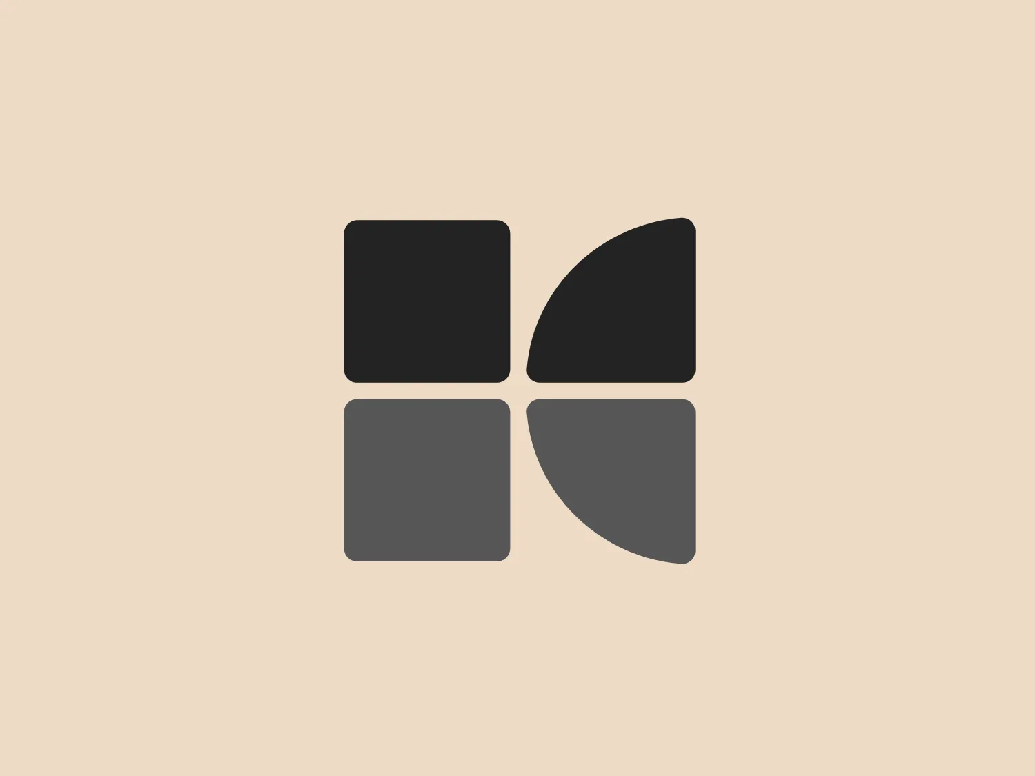 The logo depicted for K Car is a stylized, geometric design composed of four squares positioned to form a larger square. The top two squares are contrasting in color; the left one is a solid red, and the right is a gradient from red to transparent, giving a pie-slice visual effect. The bottom two squares are shades of gray, with the left appearing slightly darker than the right. The logo has a modern and minimalistic look, with a balance of warm and cool tones. The clean lines and use of negative space create a sense of order and precision.