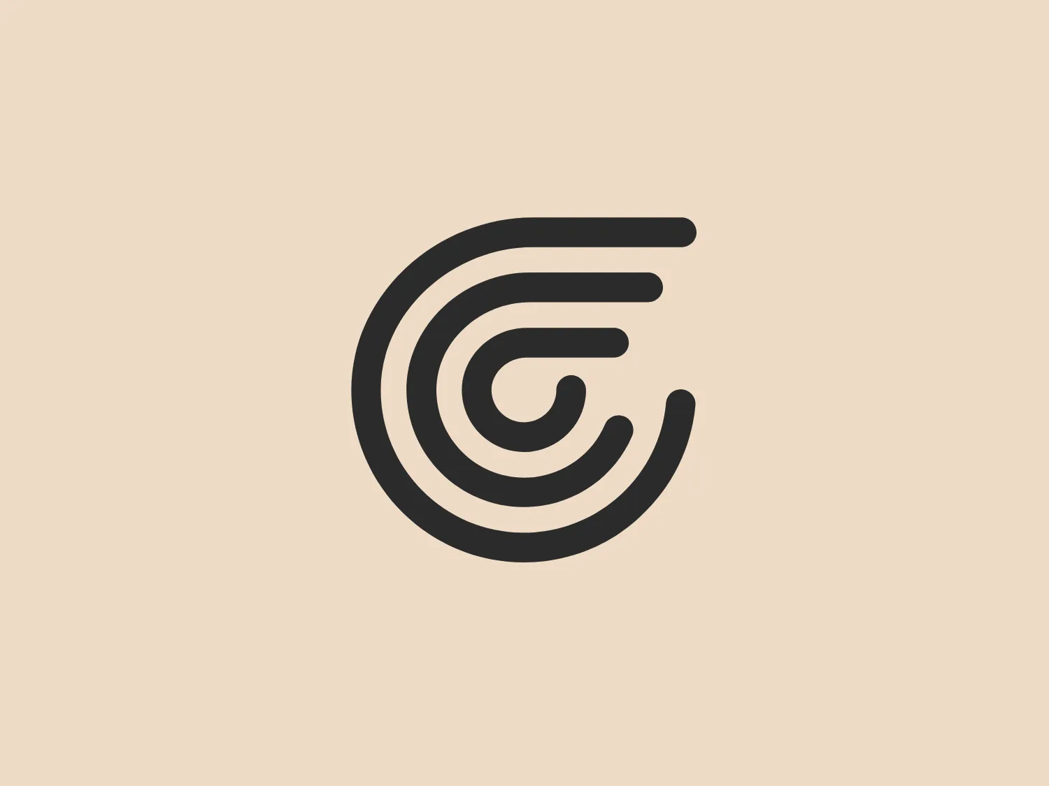 The Gymflow logo features a modern, minimalistic design with abstract circular shapes that interlock to form a stylized letter "G". Composed of smooth, curved lines in a vibrant shade of pinkish-red, it creates a sense of motion and connectivity. The clean lines and implied letter give it an easy-to-recognize identity, suggesting a contemporary and dynamic brand. This logo is potentially associated with the tech or creative industries and would be complemented well by a subdued background.