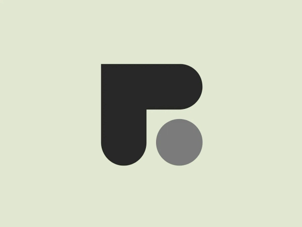 The logo for Freshly features a stylized lowercase 'f' in a bold, modern sans-serif font in dark teal or sea green. Below the 'f' and slightly to the right is a perfect circle dot in a much lighter shade of green, creating a minimalistic design with smooth curves and clean lines. The contrast in size and color between the character and the dot and the 'f' extending below the baseline suggests movement or grounding, creating a sense of balance and simplicity that is elegant and friendly.