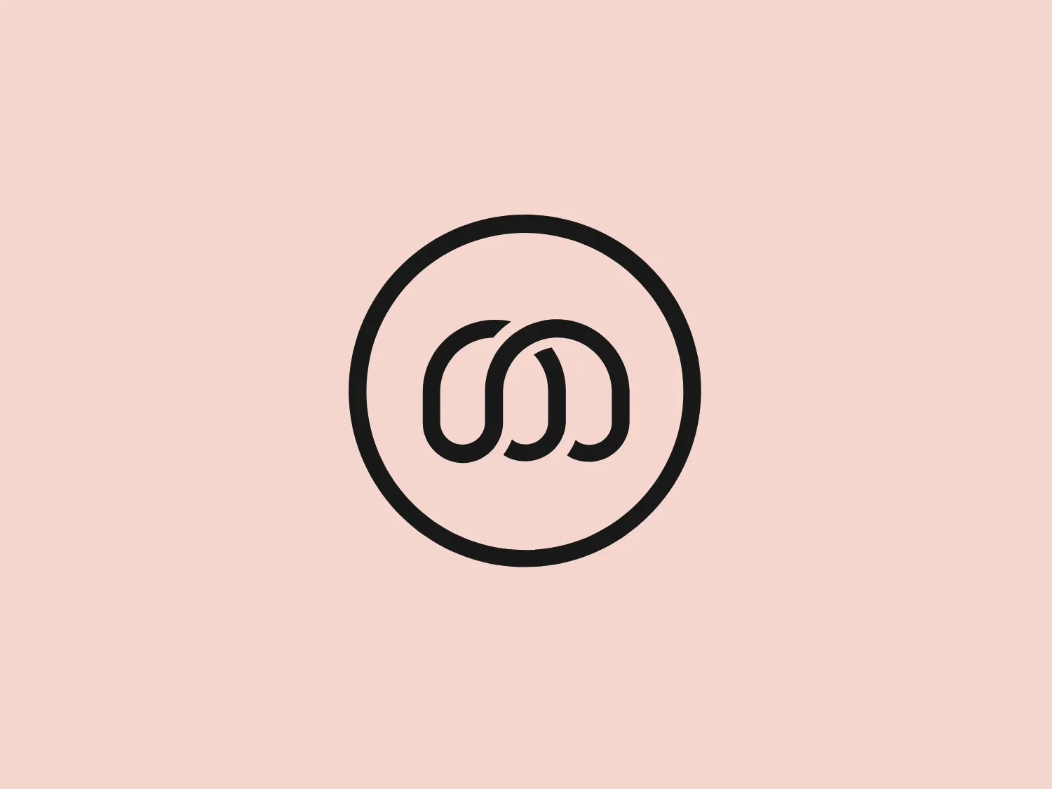 The Maranatha Groupe logo features a stylized representation of two overlapping rings or loops that appear to be connected or intertwined. These loops are encased within a larger outer circle. The design is monochromatic, with a bold black color creating a striking and simple contrast against a plain white background. The aesthetic is clean, modern, and minimalistic, with an emphasis on symmetry and interconnectedness. It gives the impression of unity and cohesion, possibly suggesting networking or partnership. The use of negative space around and within the loops adds dimension and depth to the design.
