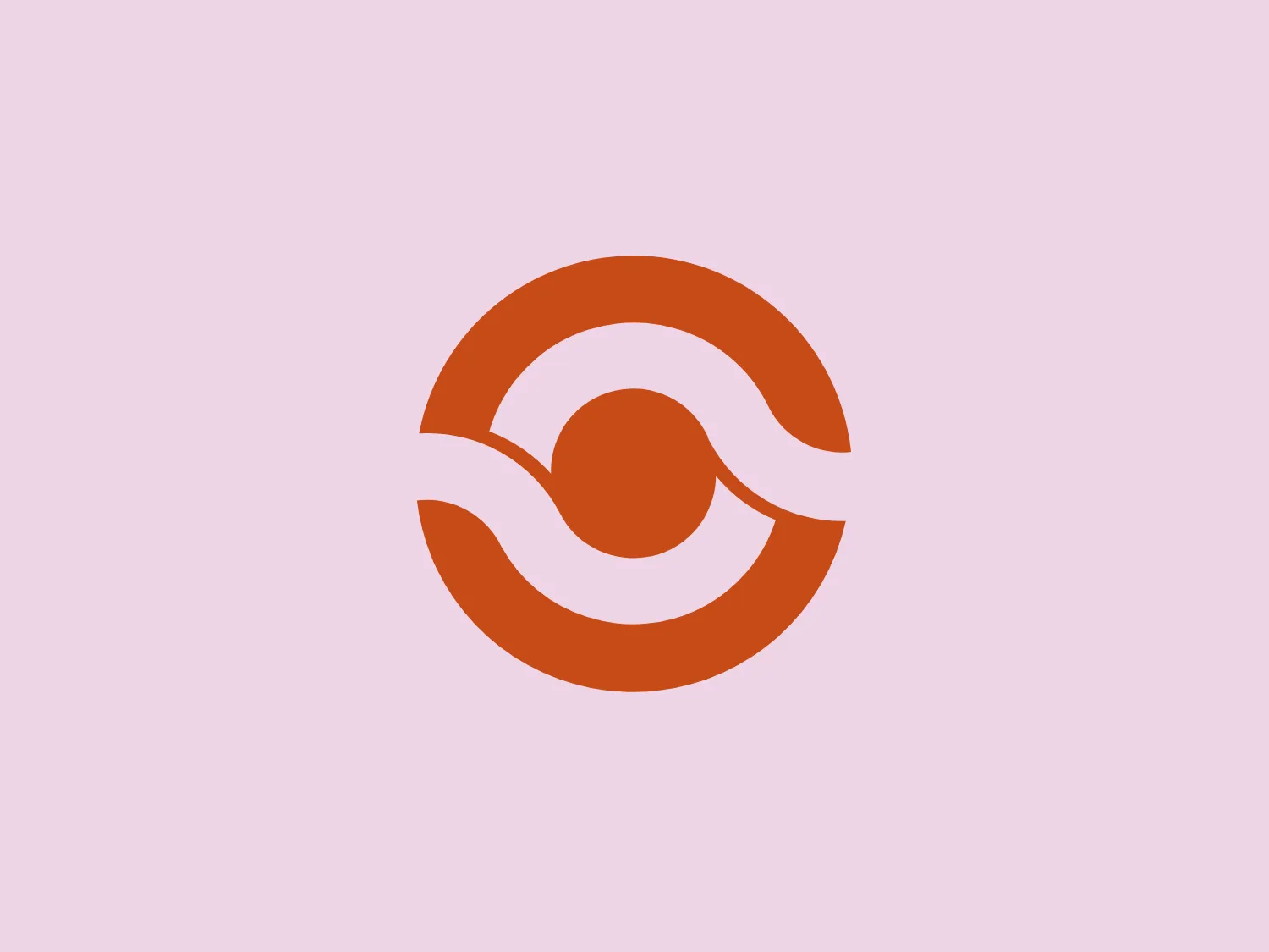 The WP Optimize logo is a minimalist and modern design with a circular motif. An outer orange ring encircles a stylized white wave that loops around a central orange dot, creating a dynamic appearance. The white space cleverly defines the shape, giving the impression of motion and continuity. The design is clean, with a striking contrast between the orange and white elements, visually conveying energy and movement.