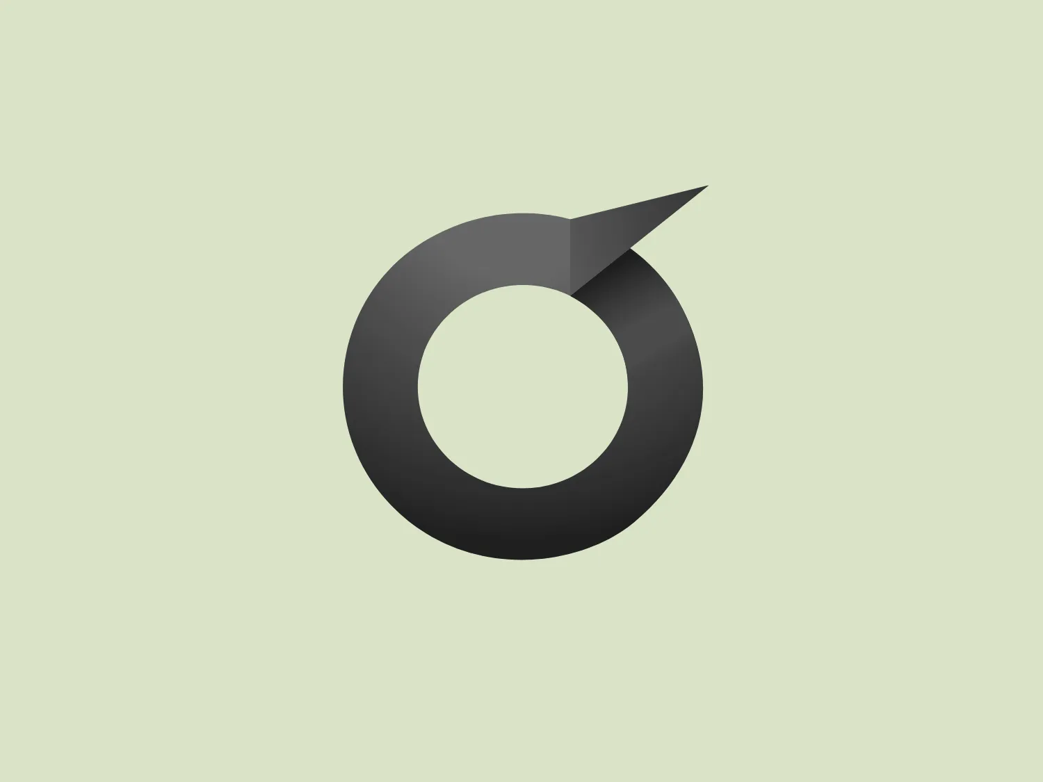 The OnMobile logo features a stylized circular design with a gradient that transitions from a vibrant orange to a dark, shadowed red suggesting three-dimensionality. A triangular notch is cut out from the top left, creating a dynamic, swirling effect that enhances the impression of movement and energy. The use of warm colors and the illusion of depth give the logo a modern and sleek aesthetic. Considering the color scheme of the logo, a neutral or cool background color would complement it well without clashing with its vibrancy.