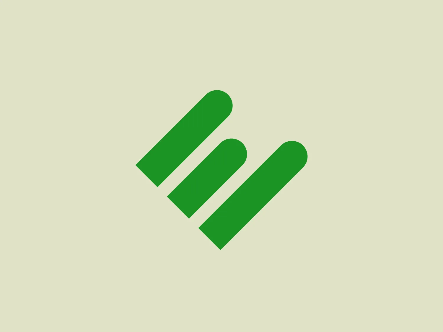 The Eurex logo features three bold, parallel stripes arranged diagonally and pointing towards the bottom-right corner. The vibrant green color and slightly rounded appearance create a sense of motion or progress. The simplicity of the design gives it a modern and clean aesthetic that is both striking and easy to recognize. Its minimalism suggests it could be versatile across various applications. Considering the green color of the Eurex logo, a complementary light background would be suitable to ensure the logo stands out without overwhelming the viewer.