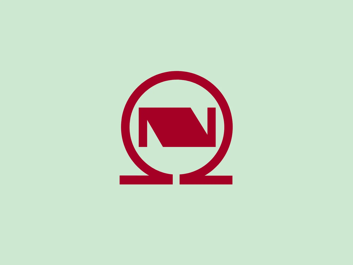 The NEFF logo consists of a bold red letter 'N' enclosed within a partial circular outline. The 'N' is stylized with sharp angles, imparting a modern and dynamic feel. The crimson red color conveys energy and passion, while the simple yet impactful use of negative space creates a sense of openness and clarity. The logo's design portrays strength and stability with an emphasis on forward movement, indicated by the upward angle of the 'N'. Overall, the design communicates efficiency and progress with a clean, minimalist aesthetic.