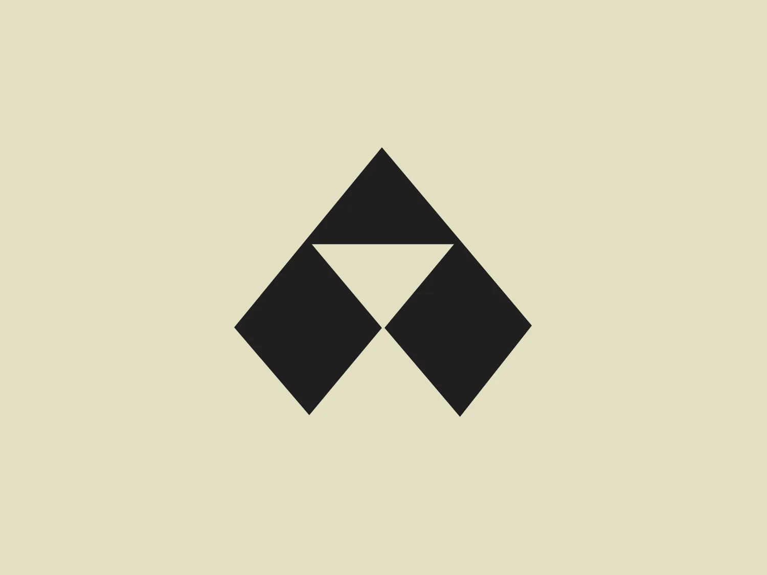 The Alcoa logo is bold and geometric, comprised of a dark blue color and featuring a rhombus divided into three parts by two inverted V-shapes that intersect to create an abstract representation of a capital letter 'A'. The flat and angular shapes give the logo a modern and professional appearance, with effective use of negative space to enhance the dimensional feel of the design.