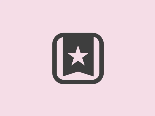 The logo for Wunderlist is a minimalist design featuring a warm red rounded square. Inside the shape, there is a prominent white star, creating a strong contrast and serving as the focal point of the design. The red shape has a slightly darker red border, giving it a badge-like appearance. This design exudes a simple yet powerful and modern aesthetic, evoking a sense of quality and excellence through the use of the star symbol.