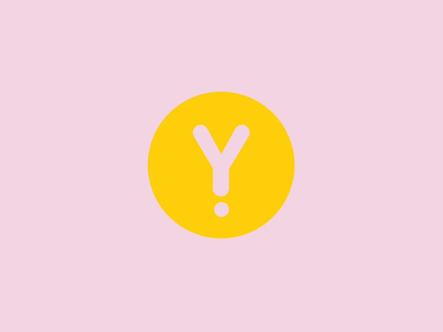The Yellow Brick Road logo features a bright purple circle as its background, with a white exclamation mark centered within. The exclamation mark has a bold, round dot at its base, creating a modern and impactful look.