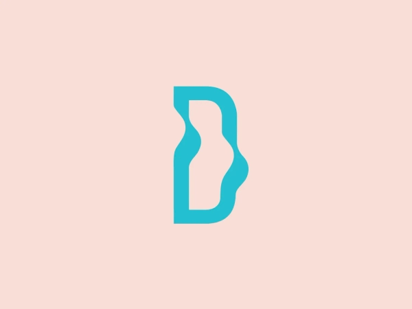 The 3DGlass logo features a stylized letter "D" with a distinctive cut-out that forms a contrasting shape within the letter. This suggests a sense of dynamic motion and transformation. The monochromatic design consists of a bright shade of turquoise or aqua, giving it a modern, sleek, and minimalistic aesthetic. The clean and smooth curvilinear form communicates innovation and fluidity, while the absence of additional embellishments and the use of negative space makes it appear sophisticated and versatile for various applications.