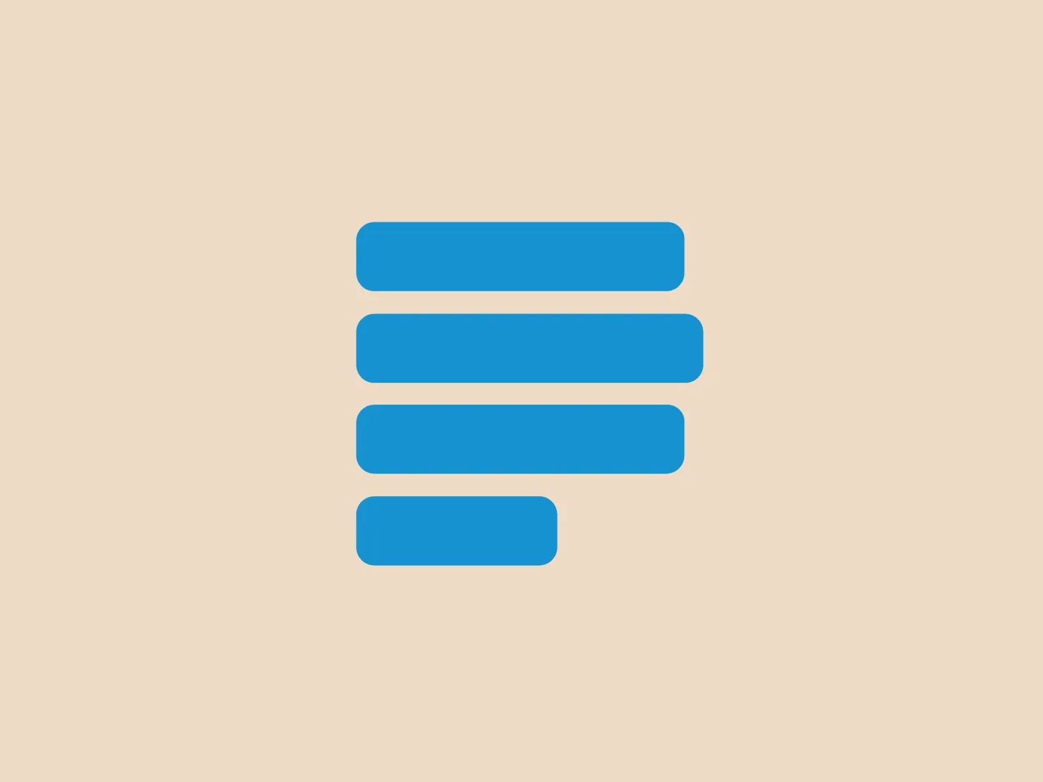 The Paystack logo features a minimalistic design with five horizontal bars forming an abstract "E." The bars are arranged in decreasing lengths from top to bottom with uniform spacing between them, creating a clean and modern aesthetic. Rendered in a bold and vibrant shade of blue, the logo exudes trustworthiness and professionalism, and it is easily scalable for various uses.