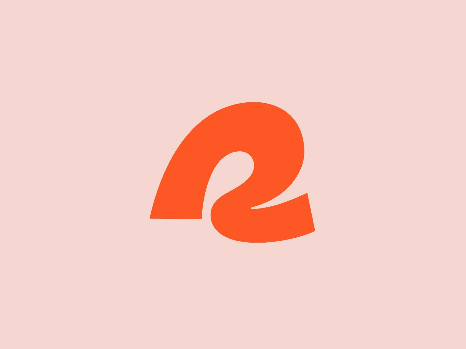The Logo features a stylized lowercase letter 'e' with a modern and fluid design, characterized by a bold, sweeping curve and a gentle taper towards the terminals. Presented in a vibrant, flat orange color, the clean and contemporary feel is enhanced by the lack of gradients or texture. The simplicity of the design ensures versatility across various media while the rounded forms convey a friendly and approachable brand identity for Retrospec.