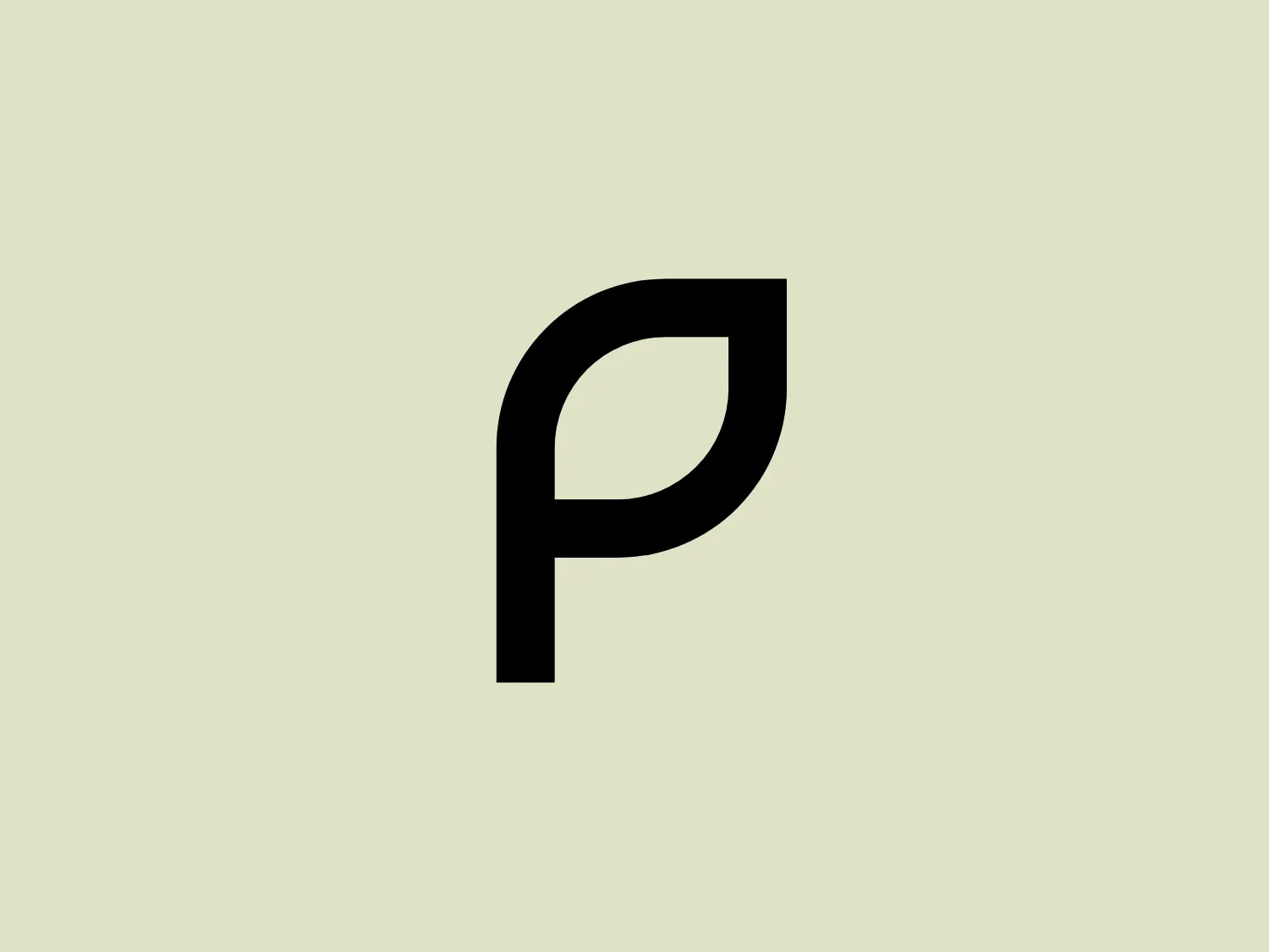 The image features the Plantamed logo, consisting of a stylized letter "P". The logo has a modern and minimalist design, predominantly utilizing bold black color and clean lines. The letter "P" is represented in a unique way, with the circular part slightly detached from the vertical bar, creating a visual gap that contributes to the logo's distinctive look. The overall aesthetic is sleek and professional, suggesting sophistication and simplicity in brand identity.