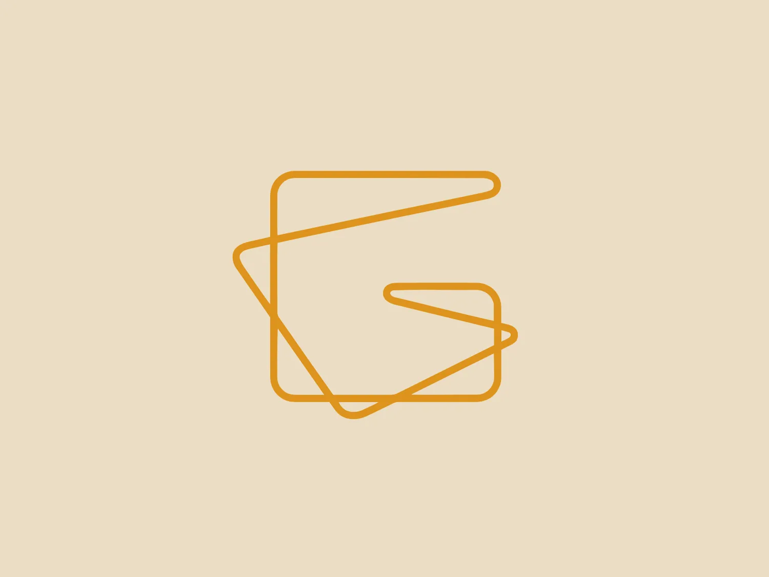 The Goldman Law Group logo features a stylized letter B created with continuous geometric lines, forming an uppercase 'B' with a bold, seamless structure. The clever use of negative space creates distinct sections of the letter, while the rounded edges of the lines suggest accessibility and modernity. The warm golden hue exudes luxury and innovation, and the design's simplicity ensures versatility and easy recognition.
