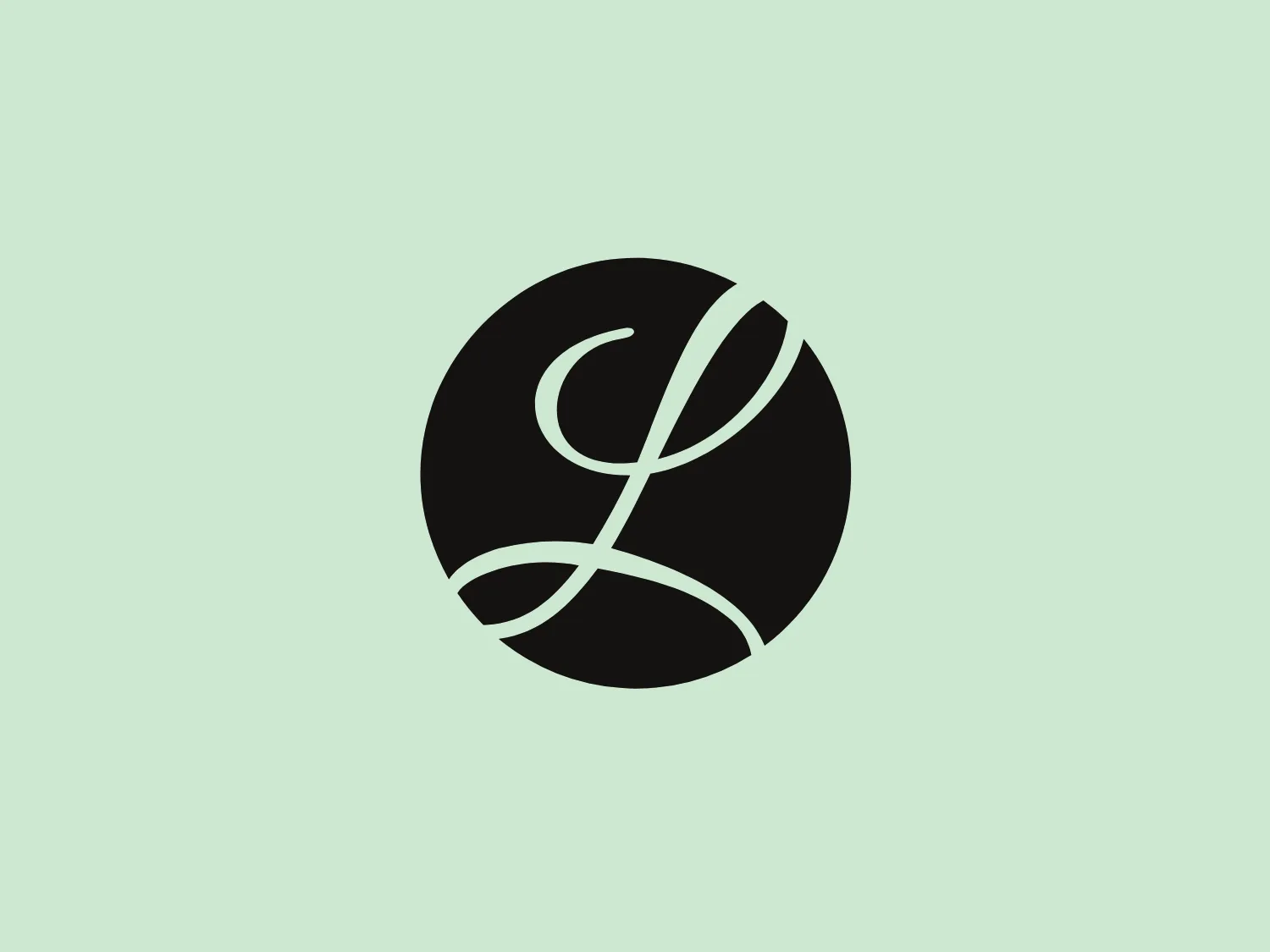 The logo for Libbey features a solid black circle enclosing a stylized, white abstract design. The design within the circle features fluid, organic curves that intertwine elegantly, resembling a minimalistic, cursive script or artistic brush strokes. The color contrast is stark, creating a bold and sophisticated look. The design uses negative space well to balance the composition and suggests motion or a sense of continuous flow, which gives it a dynamic and modern feel.