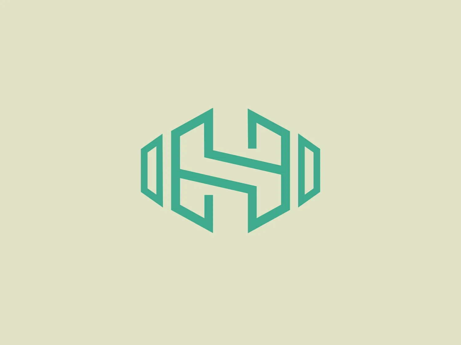 The Hastings Nutrition logo features interconnected geometric shapes forming a sleek, modern and symmetrical mark. The design, resembling a stylized letter or symbol, is crafted from sharp lines and angles. Utilizing a gradient of aqua or teal shades, it exudes depth and dimension. With thick, consistent lines, the logo exudes a strong and stable presence. Despite its clean and minimalist appearance, the complex structure suggests connectivity or networking. Its boldness allows it to stand out against a simple, light background.