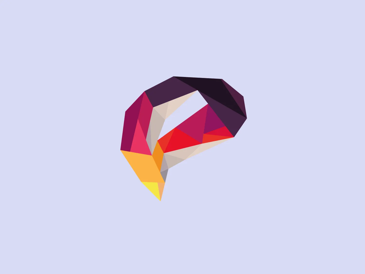 The PSNDesign logo features a stylized, geometric representation of a gemstone or crystal. It includes angular facets creating a three-dimensional illusion and a color palette transitioning from warm to cooler tones. The design suggests innovation and precision with a sharp, cutting-edge feel, suitable for a contemporary brand or tech company.