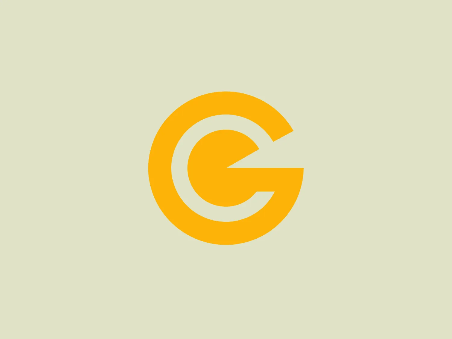 The Guardys logo features a stylized letter "G" with a modern and dynamic appearance. The main body of the "G" is circular, with the inner part extending outwards in a pointed shape that suggests motion or direction. The color of the logo is a bright, saturated yellow-orange, which conveys energy and innovation. The overall design aesthetic is clean and minimalistic, with no additional embellishments, which allows the unique shape and bold color to stand out. The logo is flat and uses a solid fill, adhering to contemporary design standards.