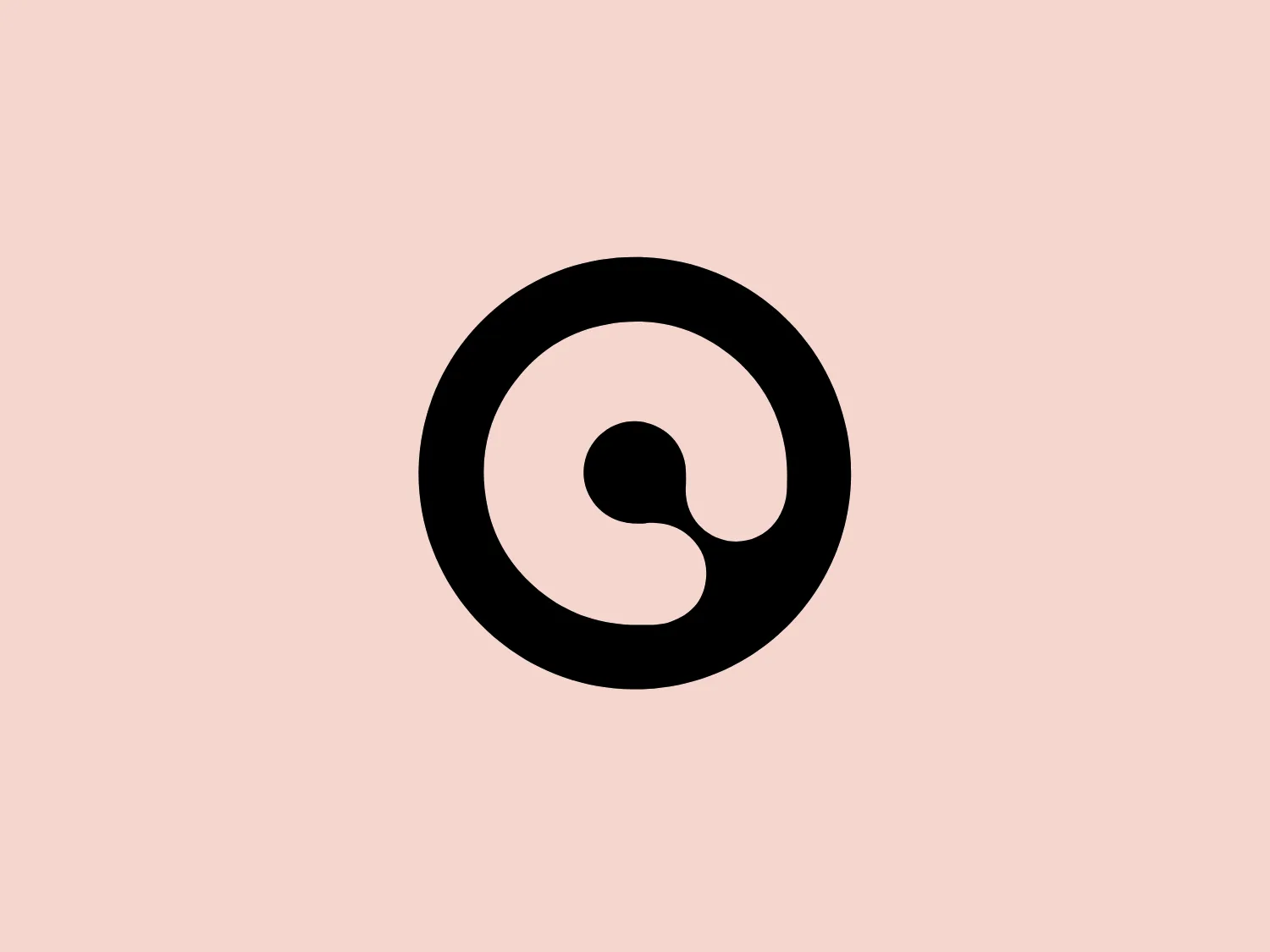 The Jané Concord logo comprises a minimalist and balanced circular design, characterized by a thick black outline encircling a white space with a centered black swirl. The overall aesthetic exudes a modern and abstract feel, suggesting movement or an organic element within a structured boundary, while conveying a sense of harmony and simplicity.