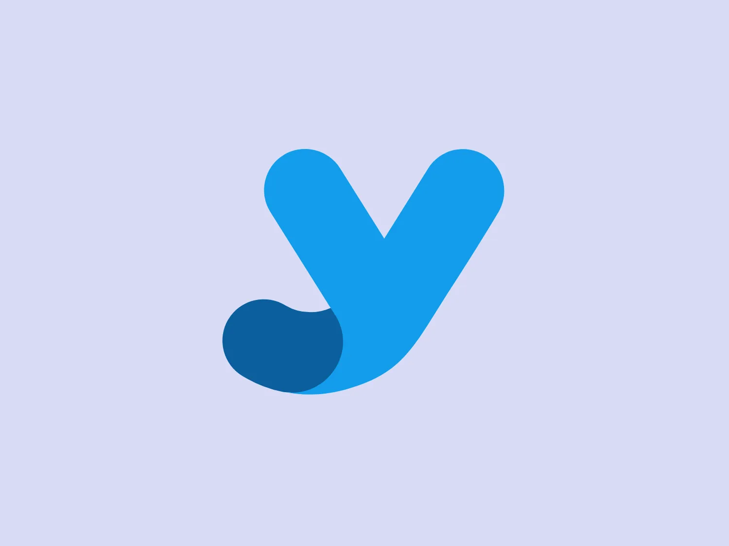 The logo presented for Youth Diversion is a stylized letter 'Y' with a dynamic, fluid shape that gives it a sense of motion or activity. The main color is a vivid blue ranging from a deeper shade at the bottom to a lighter shade at the top, creating a gradient effect that adds to the logo's sense of depth and three-dimensionality. The design is simple yet effective, using smooth curves and a single color with a gradient to convey modernity and sleekness. The bottom of the 'Y' curls in a way that resembles a tail, which contributes to the dynamic look of the logo.
