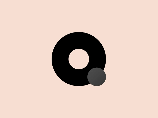 What catches our eye is the bold contrast between the stark black and bright orange, giving the QANDA logo a modern and energetic feel.