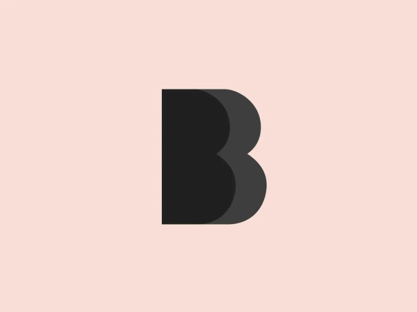 What we like: The modern, minimalistic design and vibrant color contrast give Bendigo Bank's "B" logo a distinctive, dynamic appeal.
