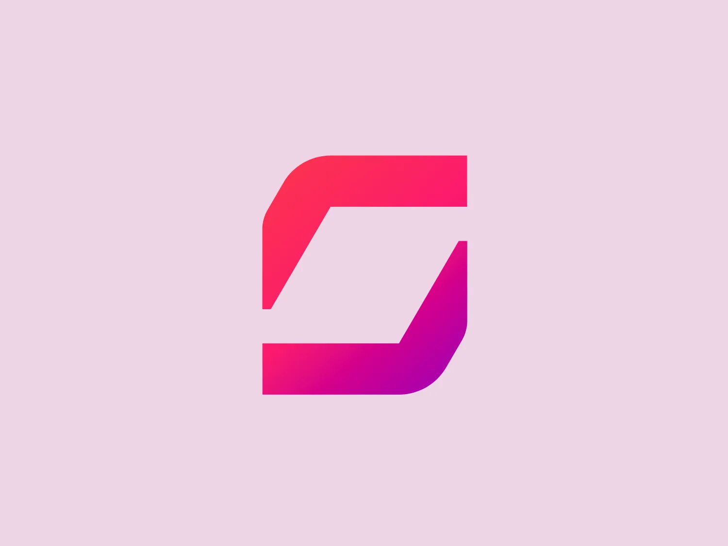 The Stravito logo is a stylized lettermark showcasing a letter that resembles a fusion of 'C' and 'S.' It exudes a modern and minimalist design with sharp, clean lines and angles, creating a dynamic and forward-moving appearance. The transition of colors from vibrant pink to deep purple forms an eye-catching gradient, adding depth and dimension to the design.