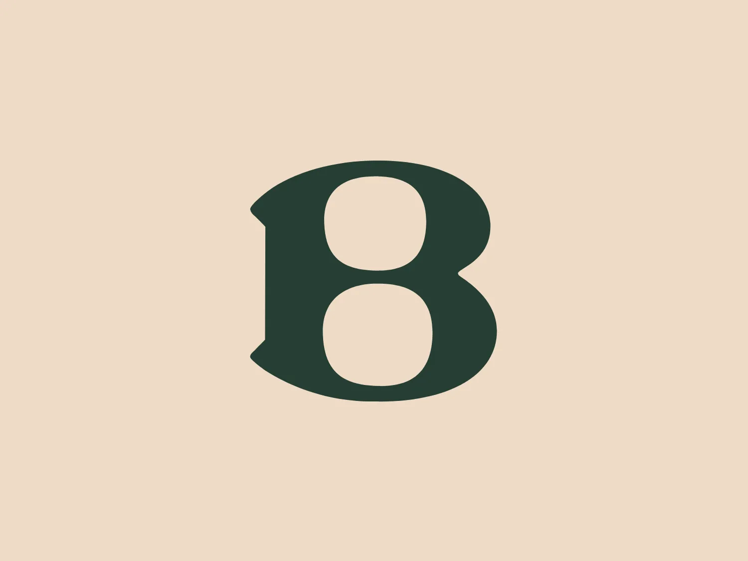 The Bentley Motors logo features a stylized letter "B" with a modern and minimalist aesthetic. It is composed of two contrasting circular shapes, creating a bold and distinctive character. The design uses a dark green color that conveys a sense of growth, stability, and prosperity. Its simple yet striking design allows for versatile use across various media. To complement the dark green hue of the logo and to ensure it stands out, a light neutral background color from the provided options would be ideal.