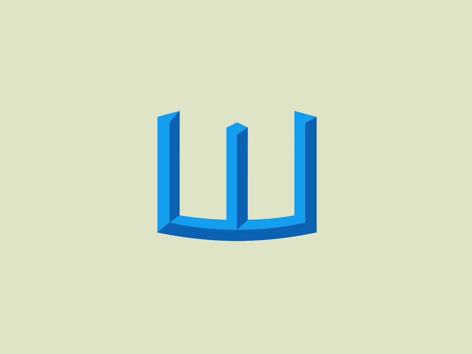 The Winston Products logo is a stylized, geometric representation of the letter "W," composed of three separate, angular sections that combine to form a modern interpretation. The logo features a gradient of blues, from a light sky blue to a darker shade, creating a dynamic and cool appearance. The shading and highlights within the gradient give the logo a 3D effect, adding to its sleek, professional, and forward-thinking aesthetic.