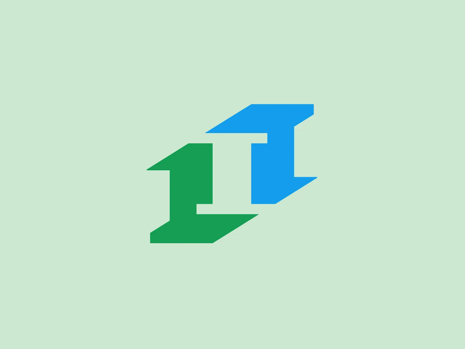 The INTRUST Bank logo presents a stylized, geometric design consisting of arrows or elongated triangles pointing in different directions. It is comprised of three segments with sharp angles that give it a dynamic and forward-moving appearance. The color scheme includes three shades ranging from teal at the top, through a medium blue in the middle, to a dark, forest green at the bottom, adding depth and visual interest. The overall aesthetic is modern, clean, and indicative of movement or progress.