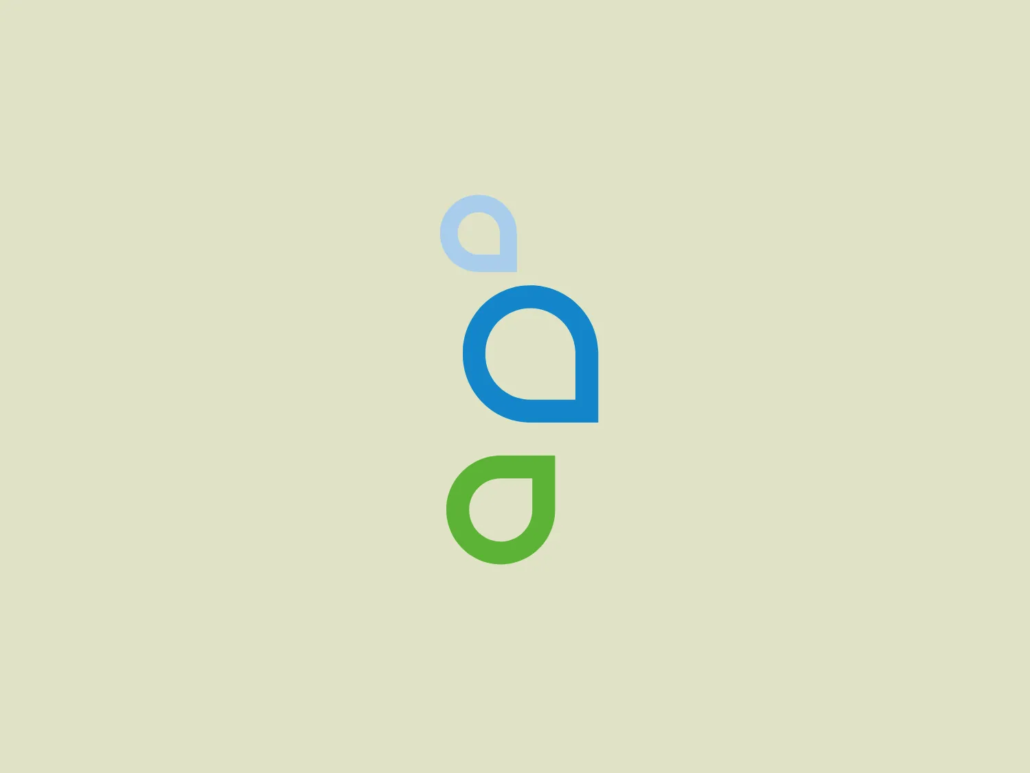 The Echologics logo features a modern and abstract design with three interconnected shapes. This includes a light blue hollow circle overlapping a solid, darker blue teardrop, with a bright green teardrop or loop connected upside-down. The clean and minimalistic aesthetic suggests a sense of connectivity or unity, while the fresh and vibrant color palette provides an uplifting and contemporary feel.