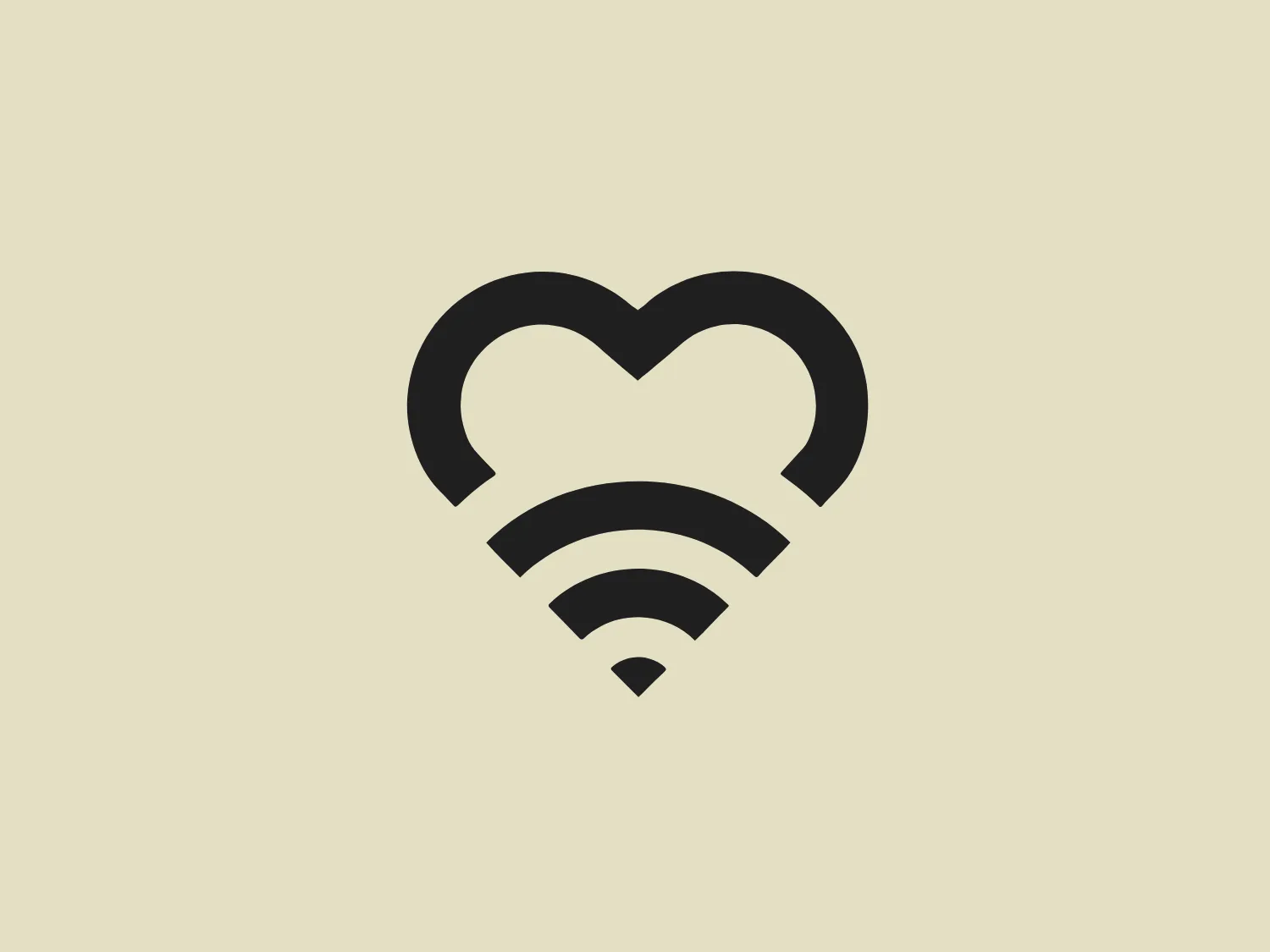 The Memora Health logo combines various elements into a cohesive symbol. Its primary shape is a heart, colored in a bold shade of blue, suggesting a theme of love or care. Integrated within the heart shape is the iconic Wi-Fi symbol at the bottom, signifying connectivity or technology. The design aesthetic is clean, modern, and simple, with negative space used to make the Wi-Fi symbol stand out. The curvature of the heart is smooth and the logo has a friendly and welcoming vibe, potentially indicating a service or product related to digital connections in a positive, human-centered context.
