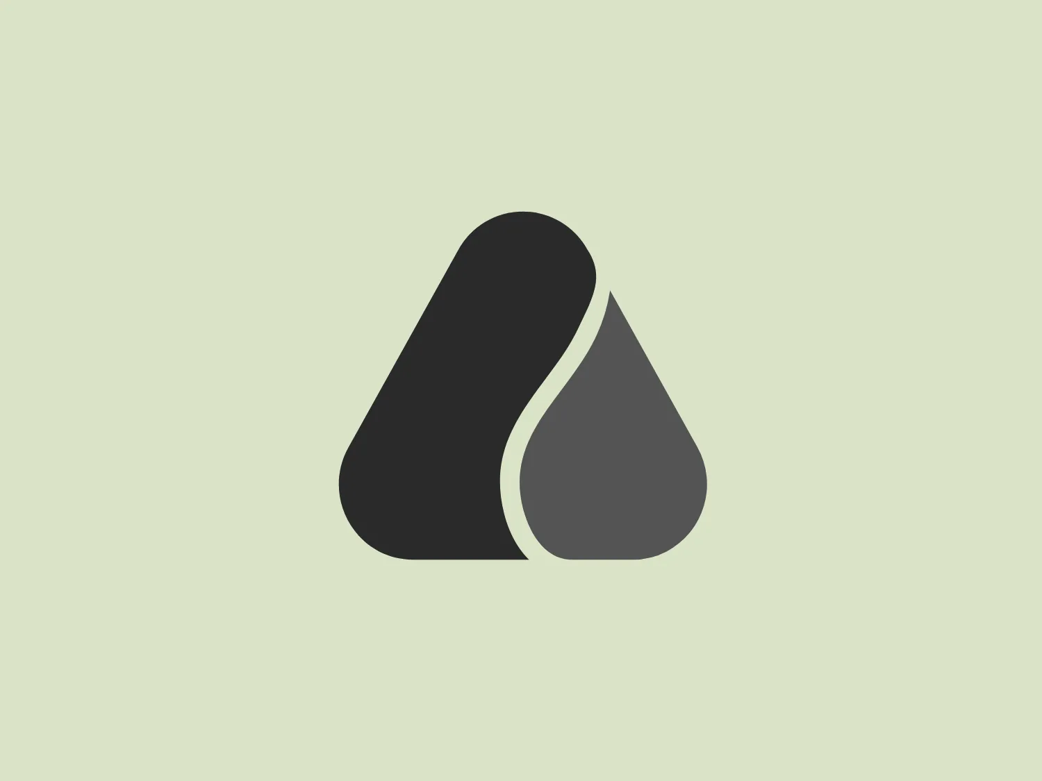 The Airmeet logo features two interconnected geometric shapes, with the left shape resembling a stylized 'A' in purple (#6A0DAD) and the right shape forming a droplet in bright blue (#00BFFF). The 'A'-like shape has a bold look with a thick stroke and a slightly curved right side that provides a sense of movement or fluidity. This seamlessly merges with the water droplet on the right, creating an image that is strong and dynamic, possibly symbolizing stability, adaptability, or growth. The overall design aesthetic is modern and minimalist, with a clean, friendly appeal. Hexcode: #E5E7D0