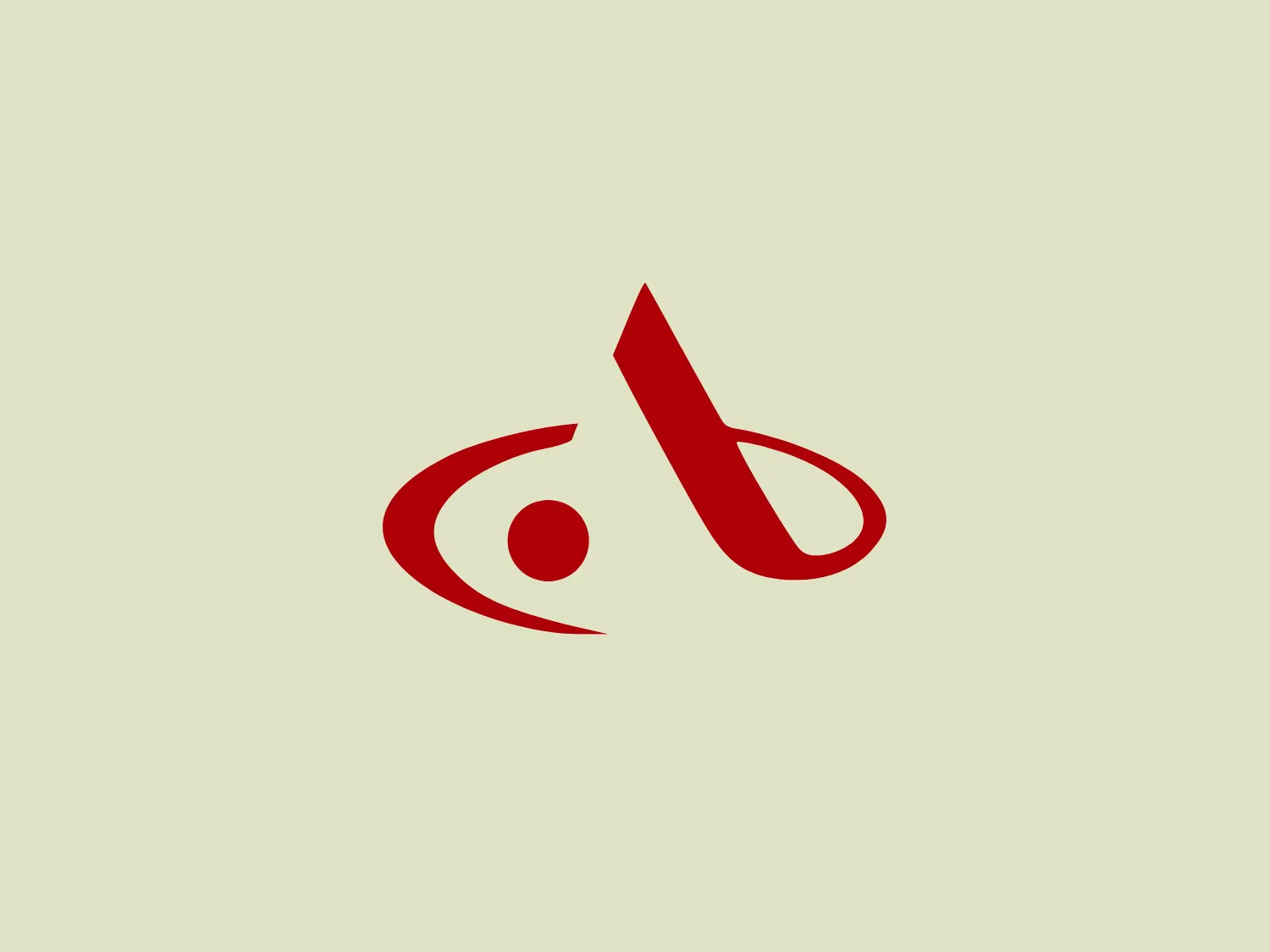 The logo features a bold, red color with a dynamic, abstract design that suggests motion or transformation. The primary shape in the design resembles a stylized 's' or a musical note, conveying a sense of rhythm or flow. It's characterized by smooth curves and a sharp, elongated tail extending upwards to the right. A small, circular form near the base of the 's'-like shape adds visual interest and balance, creating a sense of harmony within the logo. The red is vivid and striking, which stands out against a minimalist background. The overall design aesthetic is modern and suggests creativity or artistic flair.