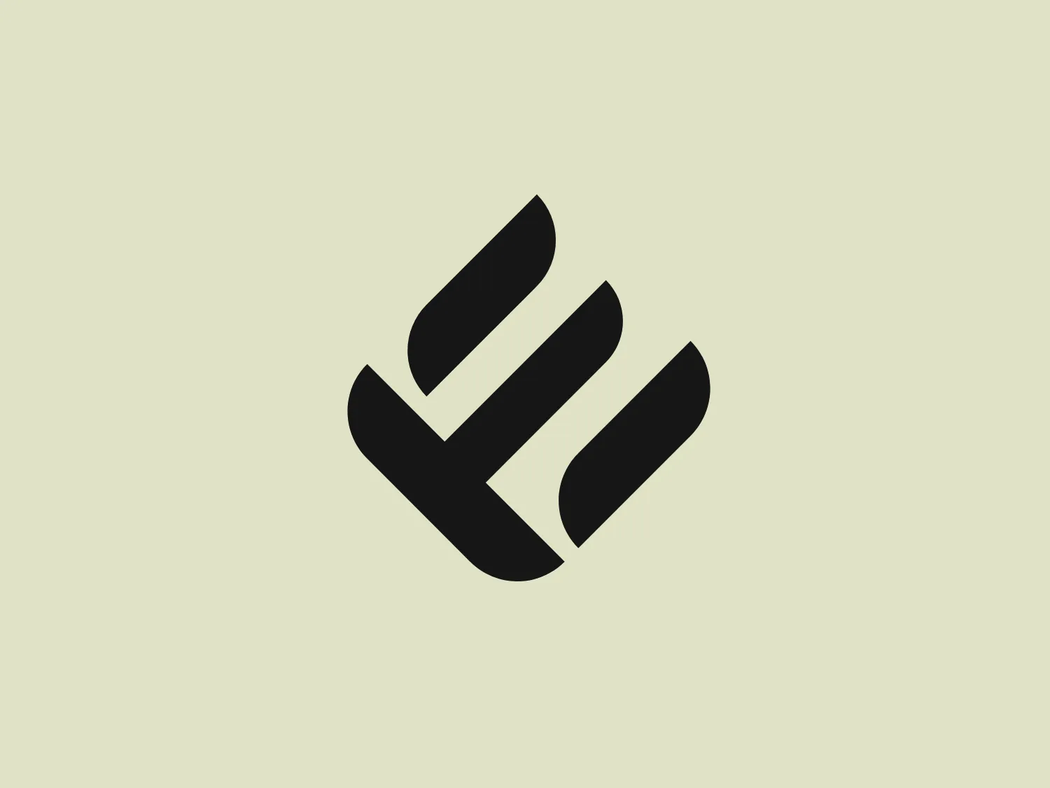 The Eurocard logo features a stylized, abstract design with three bold, black shapes resembling elongated, rounded rectangles. Arranged in a layered fashion, they create a sense of depth and movement. The design exudes a modern, minimalistic aesthetic with a monochromatic color scheme, contrasting sharply with the white background to suggest sophistication and contemporary appeal. The symmetry and curves in the design impart a dynamic and approachable energy.