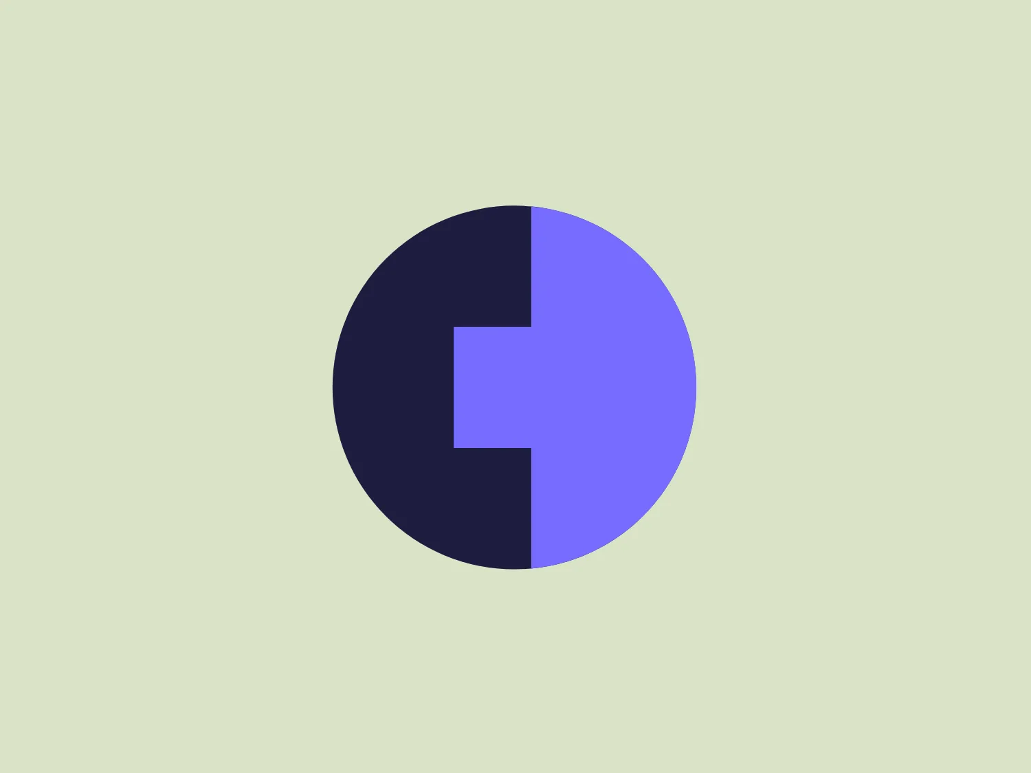 The Cognism logo features a stylized circle with two distinct halves – a deep navy blue on the left and a bright purple on the right. Split by a slightly curved line, the design gives the impression of a split sphere. Inside the circle, a lighter purple, geometric 'G' shape is positioned on the left, conveying a modern and minimalist feel with a clean, digital aesthetic, hinting at technology or innovation.