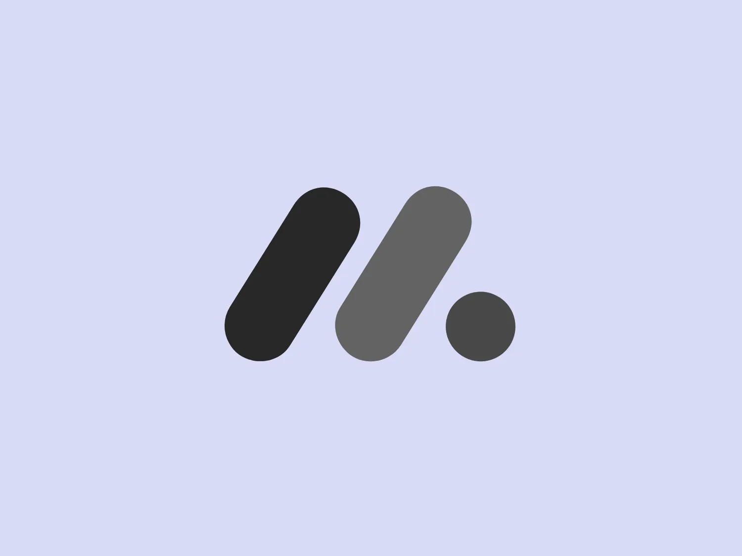 The Monday logo boasts a minimalist design with three simple geometric shapes, exuding a modern and playful aesthetic. It showcases two oblong shapes, one vibrant pink and the other bright yellow, slightly slanted and positioned in parallel, hinting at forward motion or connectivity. A small, solid green circle sits below them to the right, providing a visual anchor and adding a touch of contrast. The clean lines and bold, primary colors infuse the logo with a sense of approachability and energy.