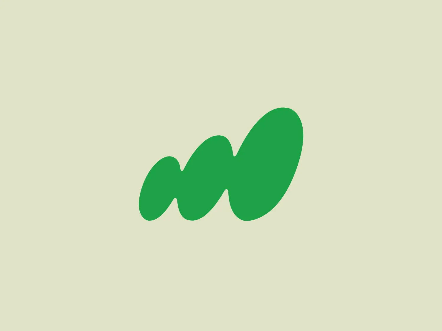 The Matsuura logo features a stylized depiction of three overlapping, rounded shapes in a vibrant green color. The design exudes a modern and minimalist aesthetic with a nod to nature or growth themes, implying movement and connectivity. The shapes suggest leaves, pebbles, or abstract representations of increasing value/momentum.