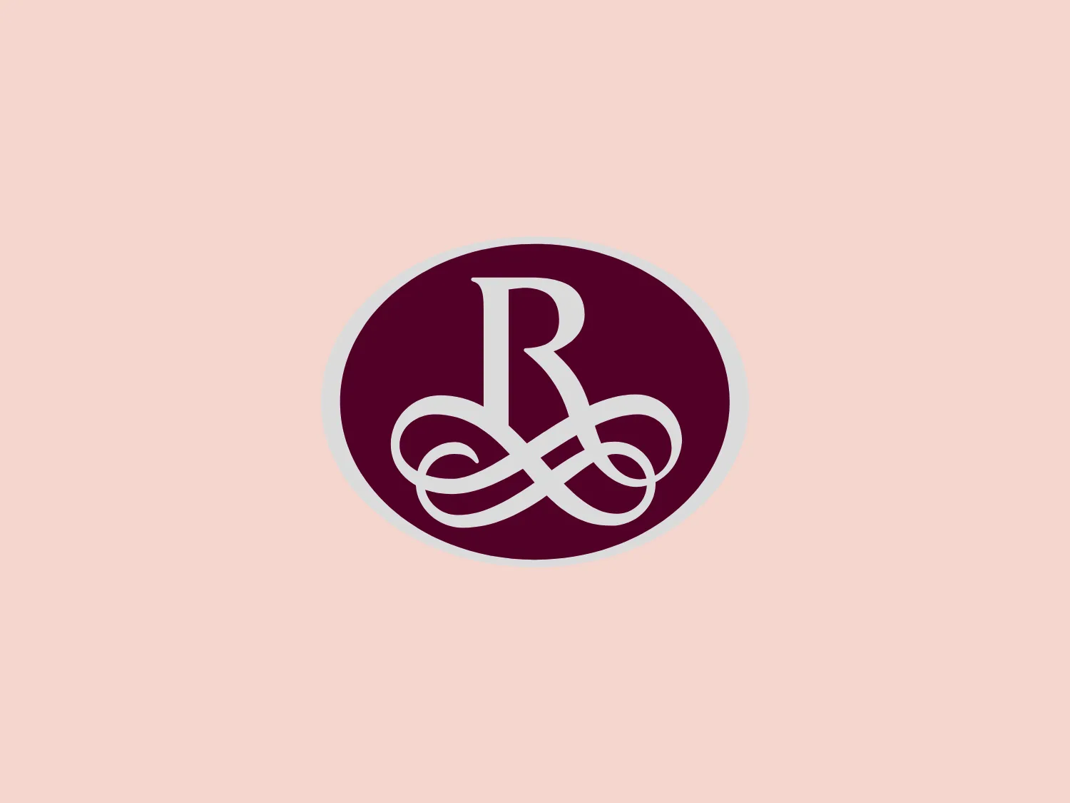 The Renaissance Hotels logo features a stylized white monogram consisting of the intertwined letters "R" and "H" on a deep maroon background situated within a circular border. The design aesthetic is modern, with a touch of elegance owing to the fluidity of the letters and their integration. The letters have subtle serifs and harmoniously loop into one another, suggesting a sense of continuity and unity. The overall simplicity of the color palette and clean lines gives it a timeless and versatile appearance.