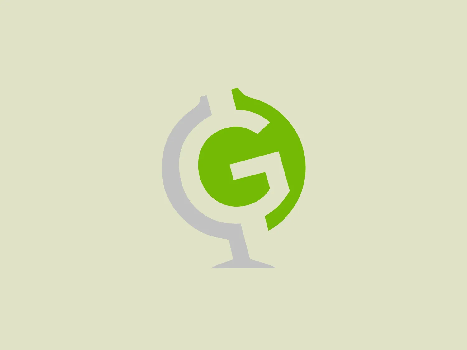 The Gloebit logo features a modern and dynamic design, with a stylized letter 'G' in a bold, sans-serif typeface. The letter is segmented into two parts: one in bright lime green, and the other in a lighter gray, bringing balance and contrast to the design. The green section implies forward movement or rotation, creating a sense of dynamism. The design is enclosed within a circular gray outline that is not fully connected, symbolizing openness and innovation. Clean, simple, and professional, it is well-suited for a technology or eco-friendly brand.