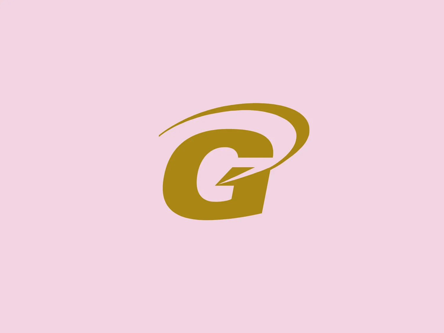 The Grindrod Bank logo features a stylized letter "G" in a bold and modern design with a metallic gold color. The letter has a unique, flowing curve that loops around to create the impression of speed or motion. The inner part of the "G" incorporates a white, arrow-like shape pointing upwards, which adds dynamism and a forward-thinking aspect to the design. The simplicity of the color palette and the sleekness of the curves suggest a luxurious or technologically advanced brand identity. This logo would stand out nicely against a subtle background that does not compete with its vibrancy.