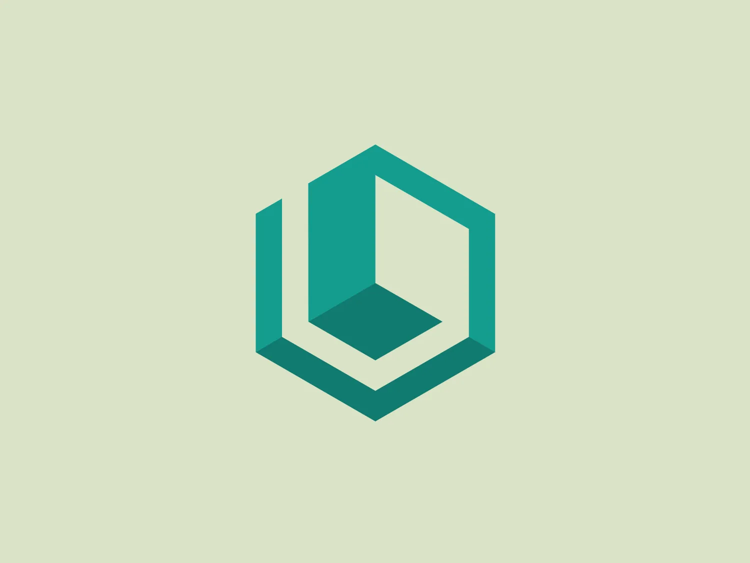The Lederer logo features a stylized, three-dimensional hexagon composed of intertwined ribbons with a hollow center. The design creates an optical illusion of depth and interconnectedness. It uses two shades of teal that give the image a modern and dynamic appearance. The lines are sharp and clean, giving it a professional and polished look. The use of negative space within the hexagon adds to the complexity of the design, making it stand out.