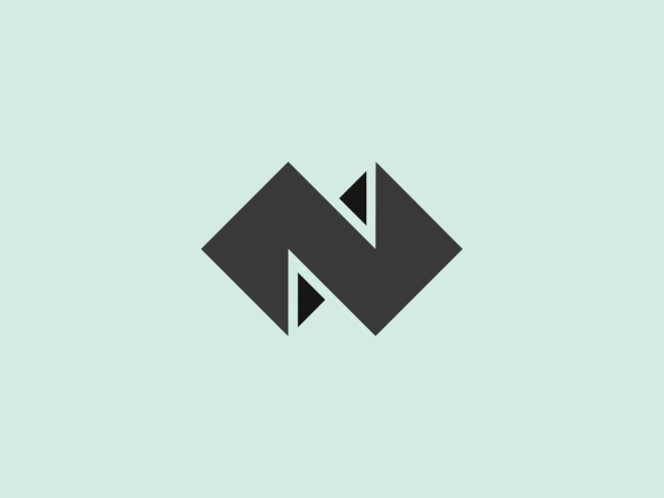 What catches our eye is the modern, abstract design of the Nordkalk logo with its stylized letter "N" formed by geometric shapes, creating a dynamic and professional appearance.