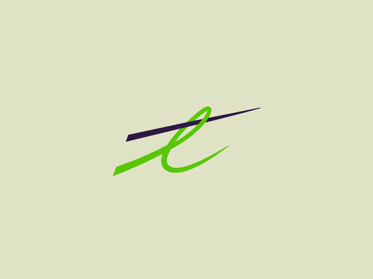 The Telus logo is a sleek and modern design consisting of a stylized letterform that suggests motion or a signature-like element. The main feature is a dynamic, flowing shape with a gradient of two colors—a vibrant green that transitions into a deep purple. The design aesthetic is clean and minimalistic, with the use of negative space enhancing its contemporary feel. The curvature of the lines suggests fluidity and speed, while the sharp points at the ends add a sense of precision.